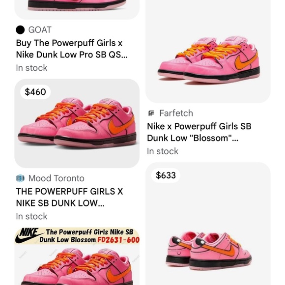 New Nike SB Low Blossom Sneakers PINK. size: 8 & 9 US Ladies - Picture 10 of 10